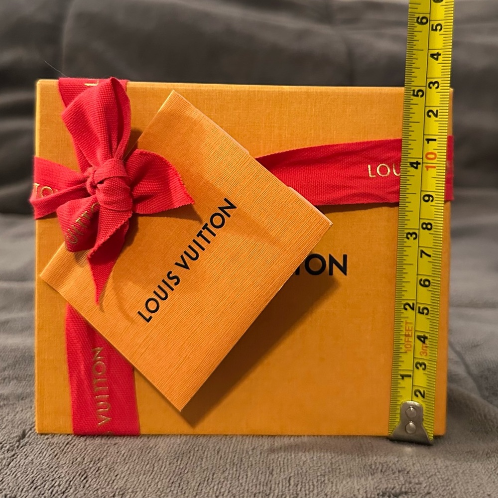 Louis Vuitton Orange Box with Red Ribbon